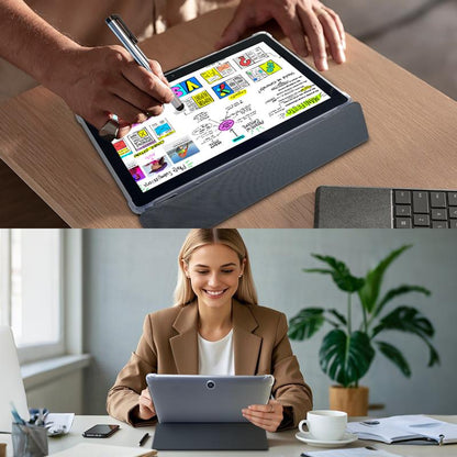 Android 15 Tablet 10.1", 2-in-1 Tablet with Keyboard